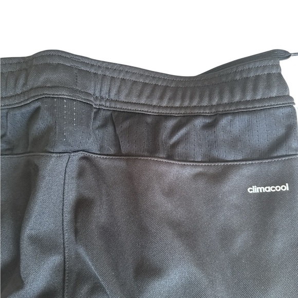 Adidas Athletic Striped Black Training Track Pants Women's Climacool - Picture 9 of 9